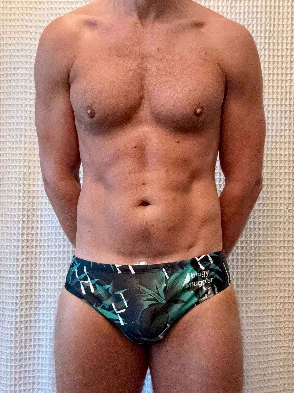 Budgy Smuggler Looseheadz rugby swim brief | 30 | black & green